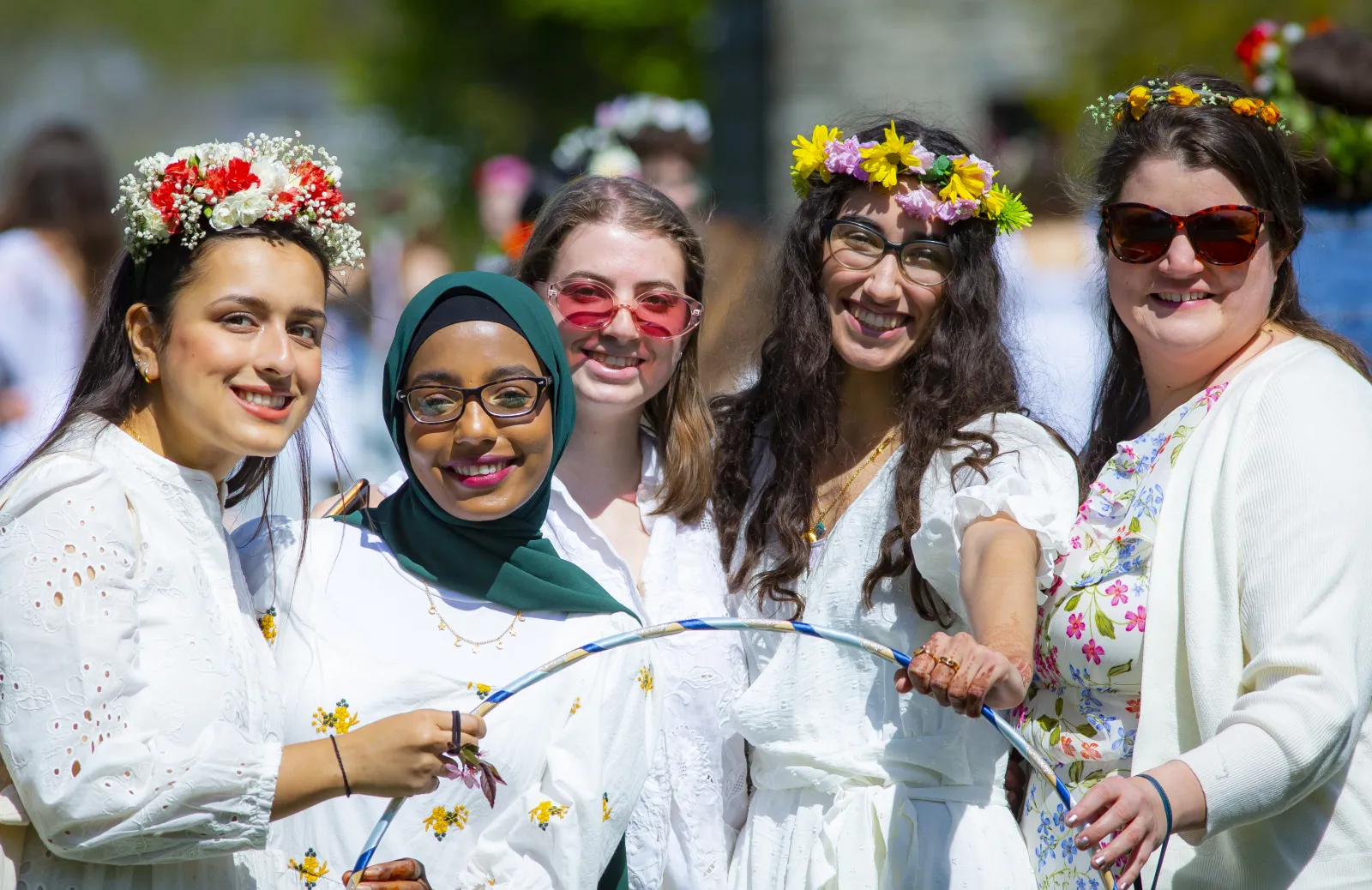 students on May Day 2022
