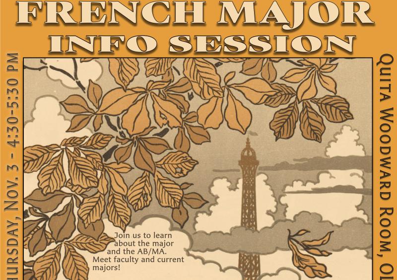 French Info Session Poster Fall 2022