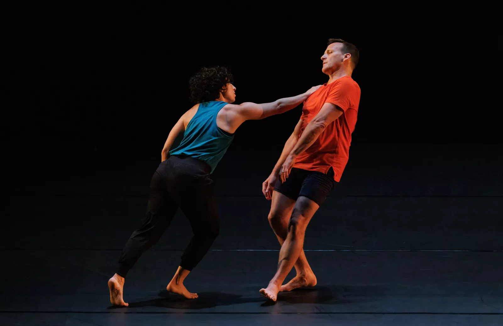 Tammy Carrasco and Robbie Cook in Floating Field Performance