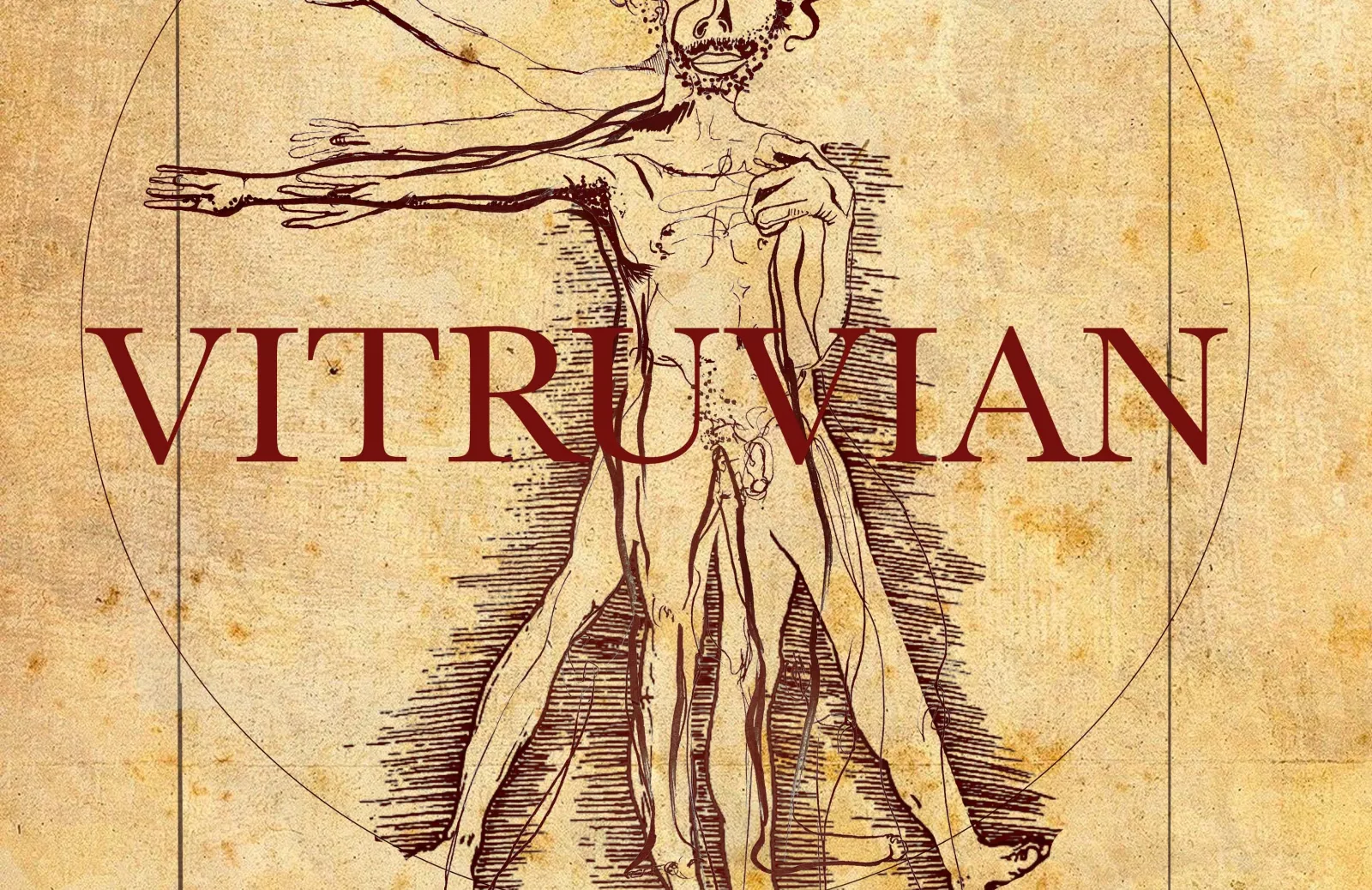 Drawn poster for the performance of Vitruvian