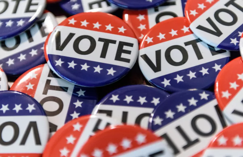 Voting button