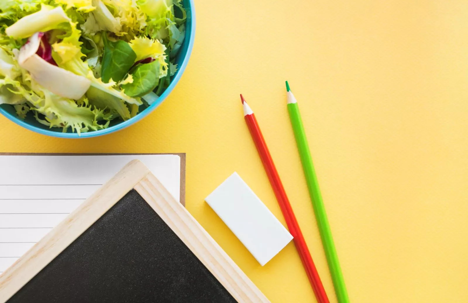pencils and lunch