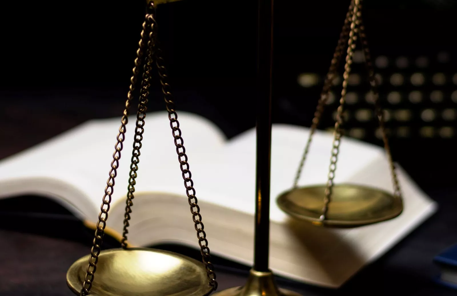law scale and book