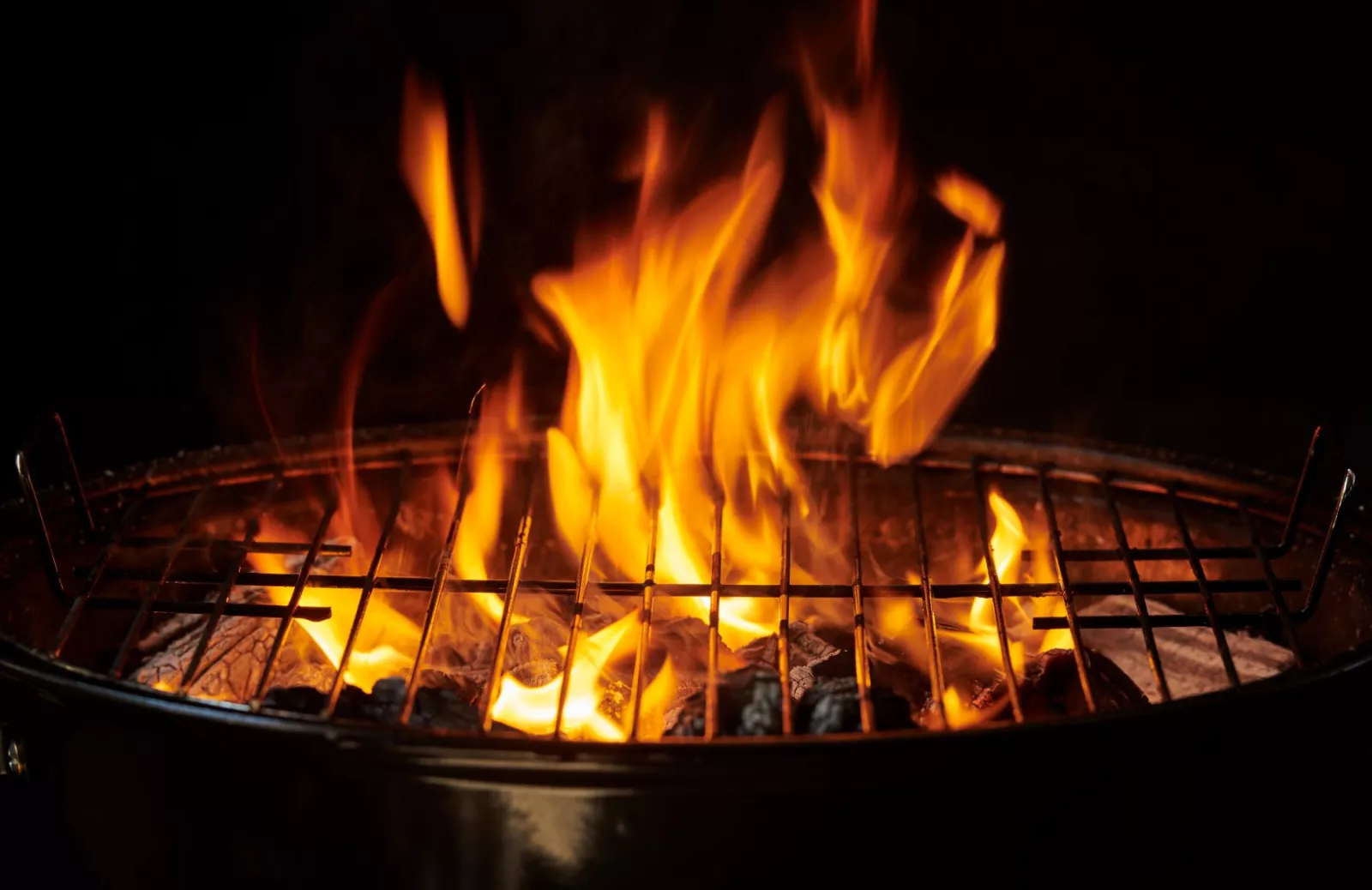 BBQ grill fire