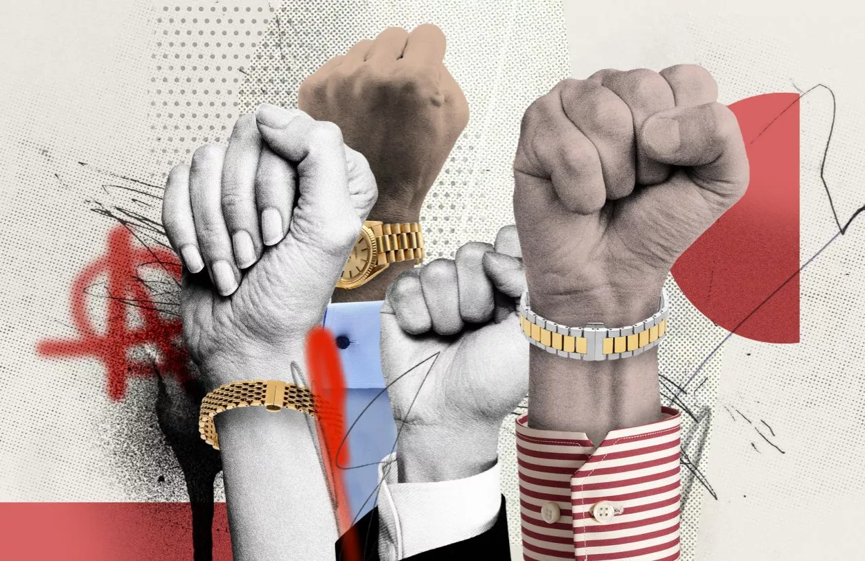 Hands protest
