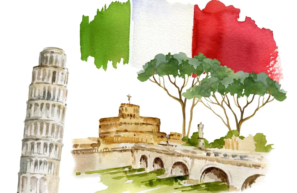 Italian Language table 10