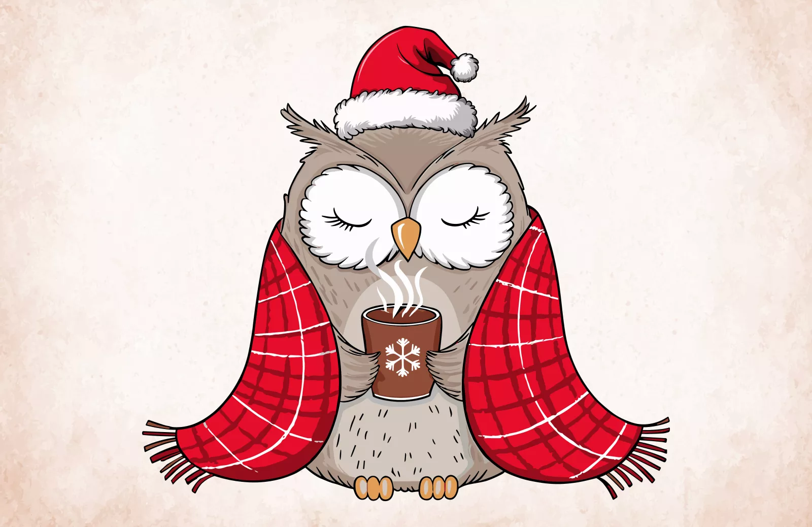 hot cocoa owl