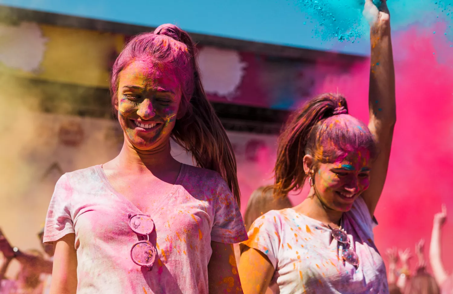 Holi powder stock