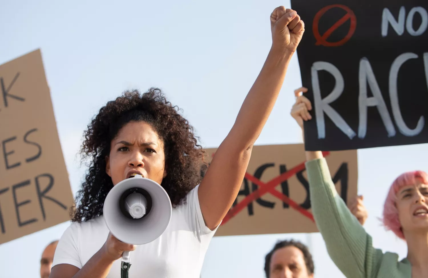 Activism protest stock