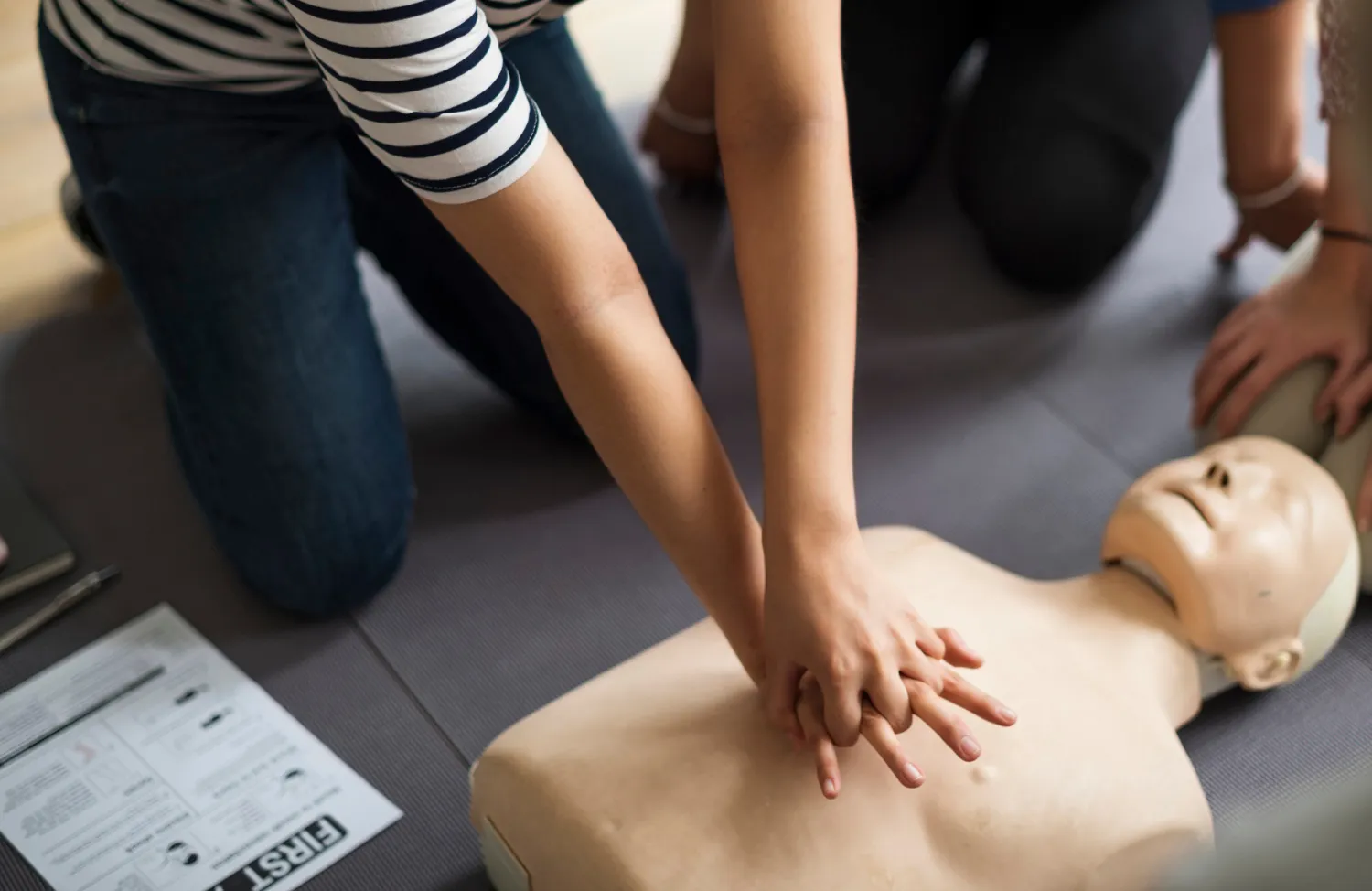 CPR training stock