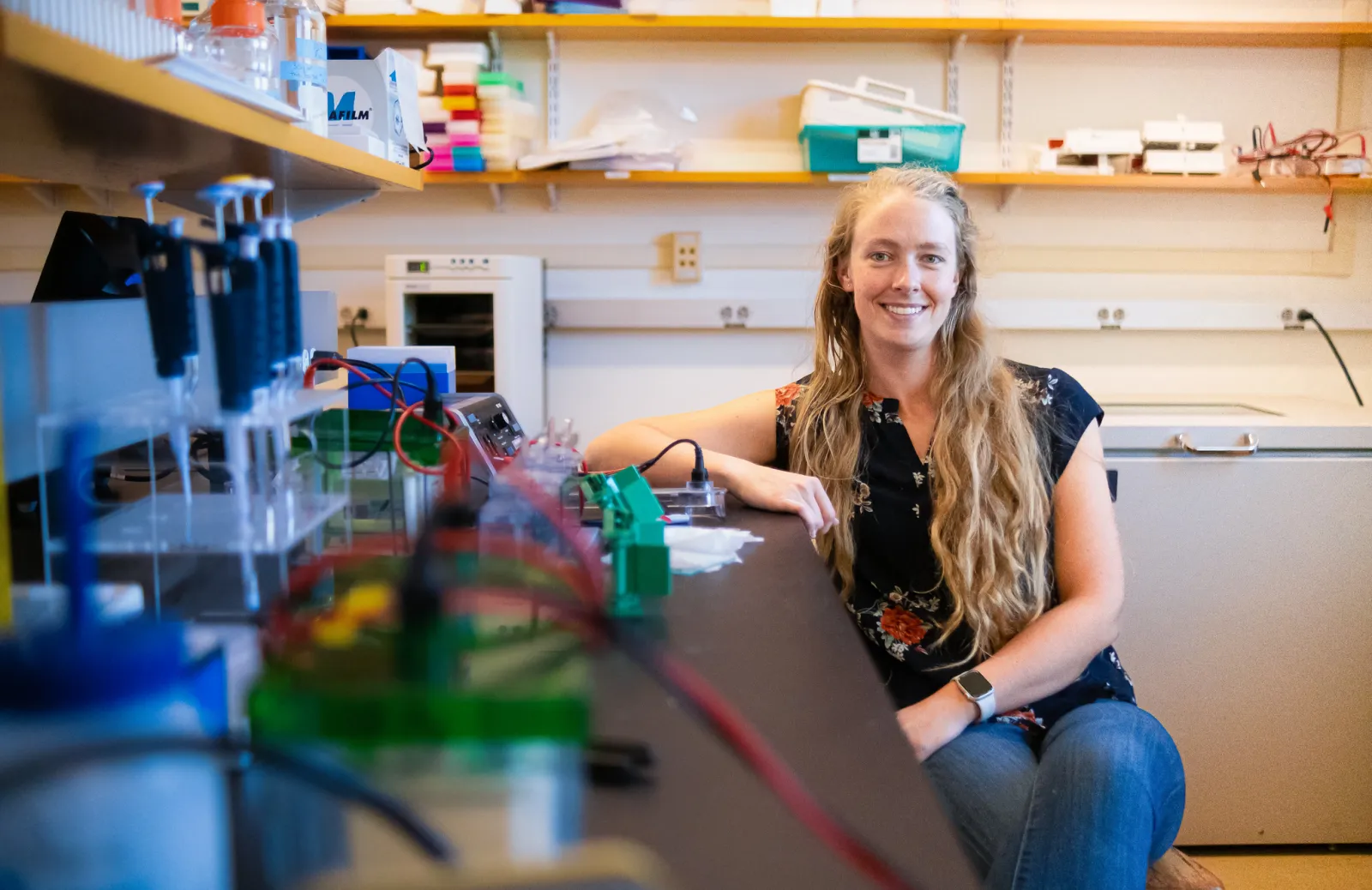 Ashlee Plummer lab portrait
