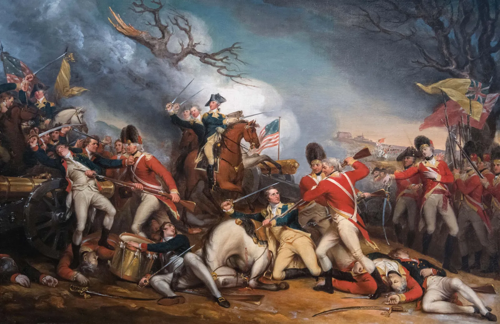soldiers fighting during he revolutionary war
