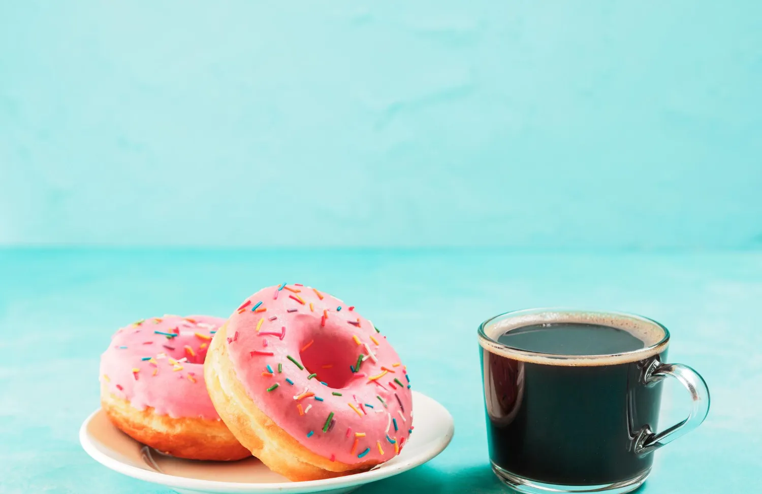 Coffee with donuts
