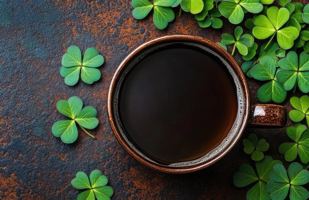 Coffee with Shamrocks