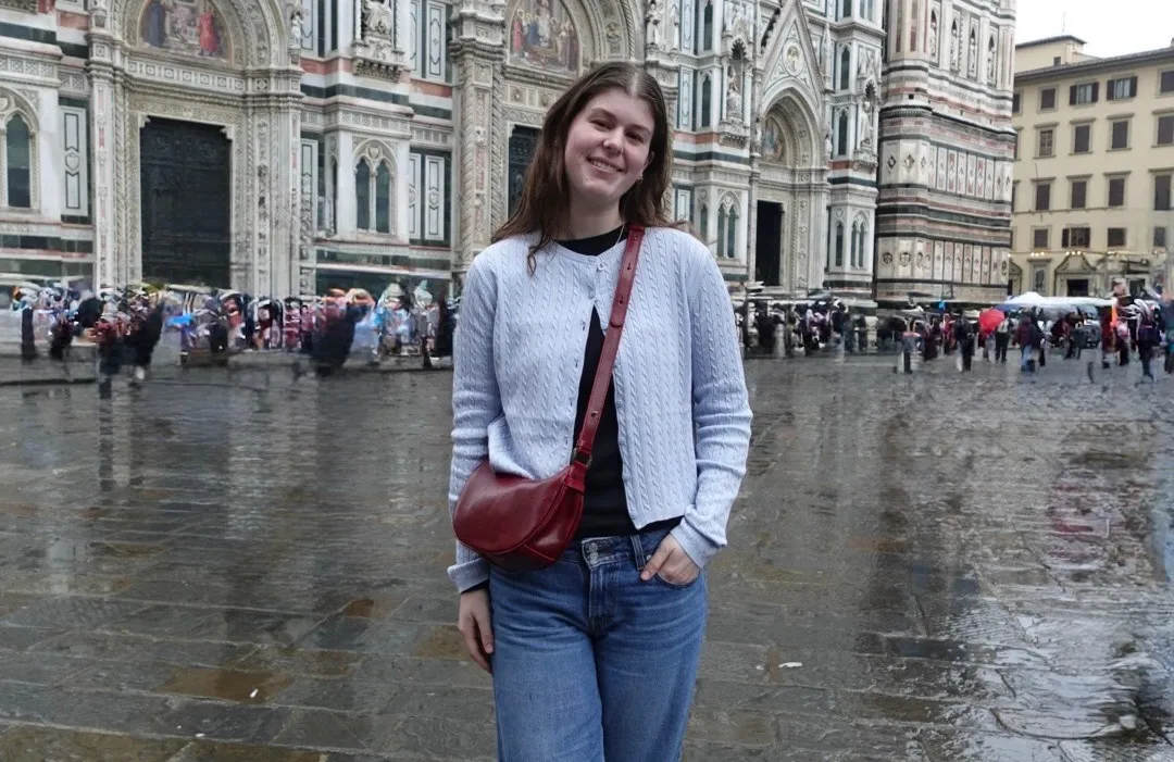 Emma studying abroad in Perugia, Italy