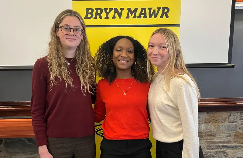 Three students at Snell-Shillingford Symposium 2026