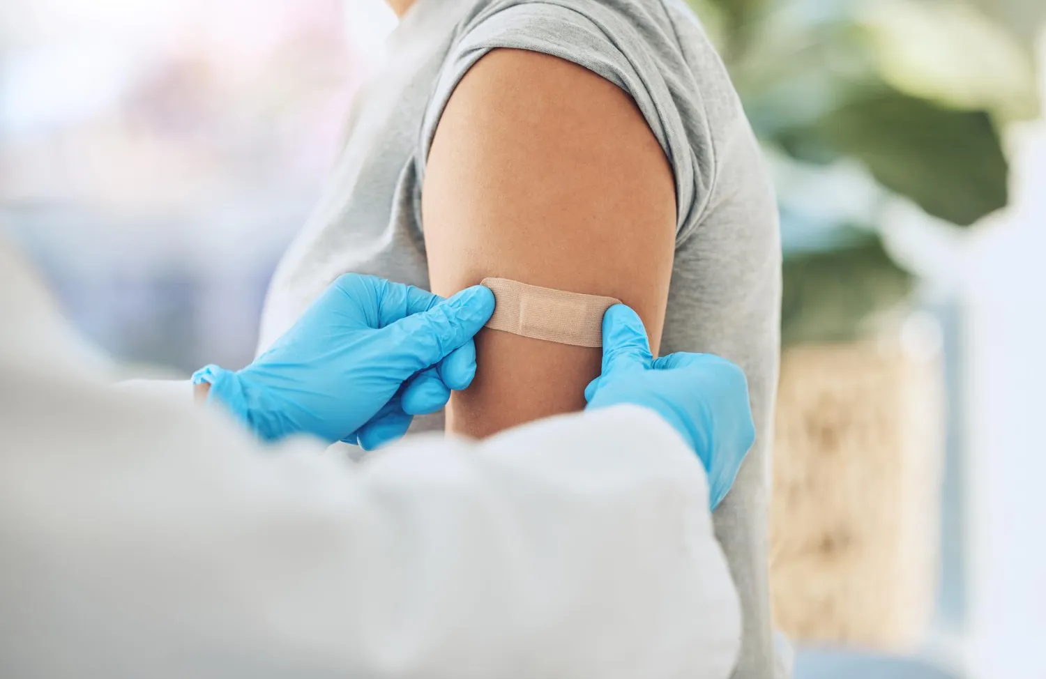 Vaccine and bandaid stock