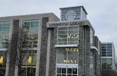 exterior view of Ludington Library, Bryn Mawr, PA. 
