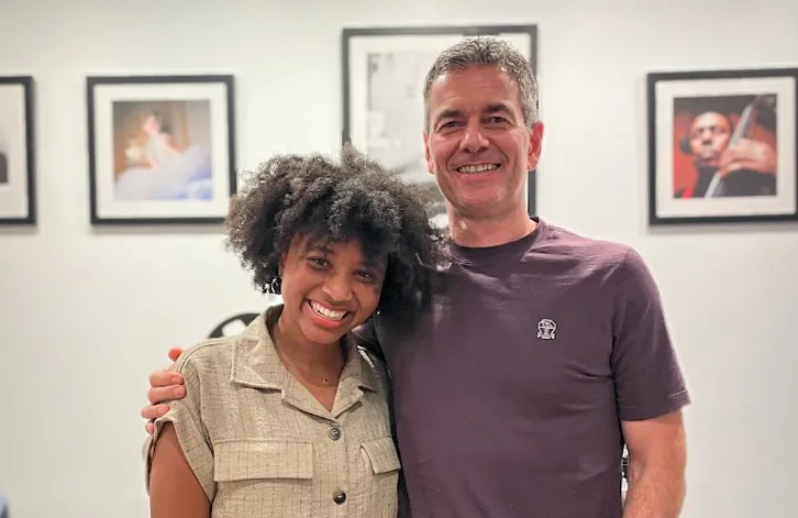 Savannah Dever with Warner Music Group CEO