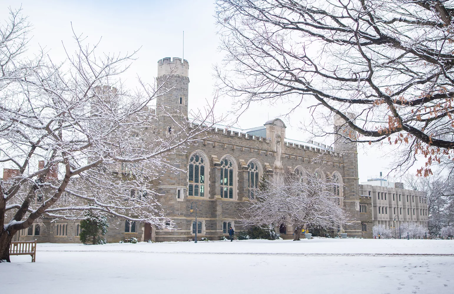 Old Library in the snow