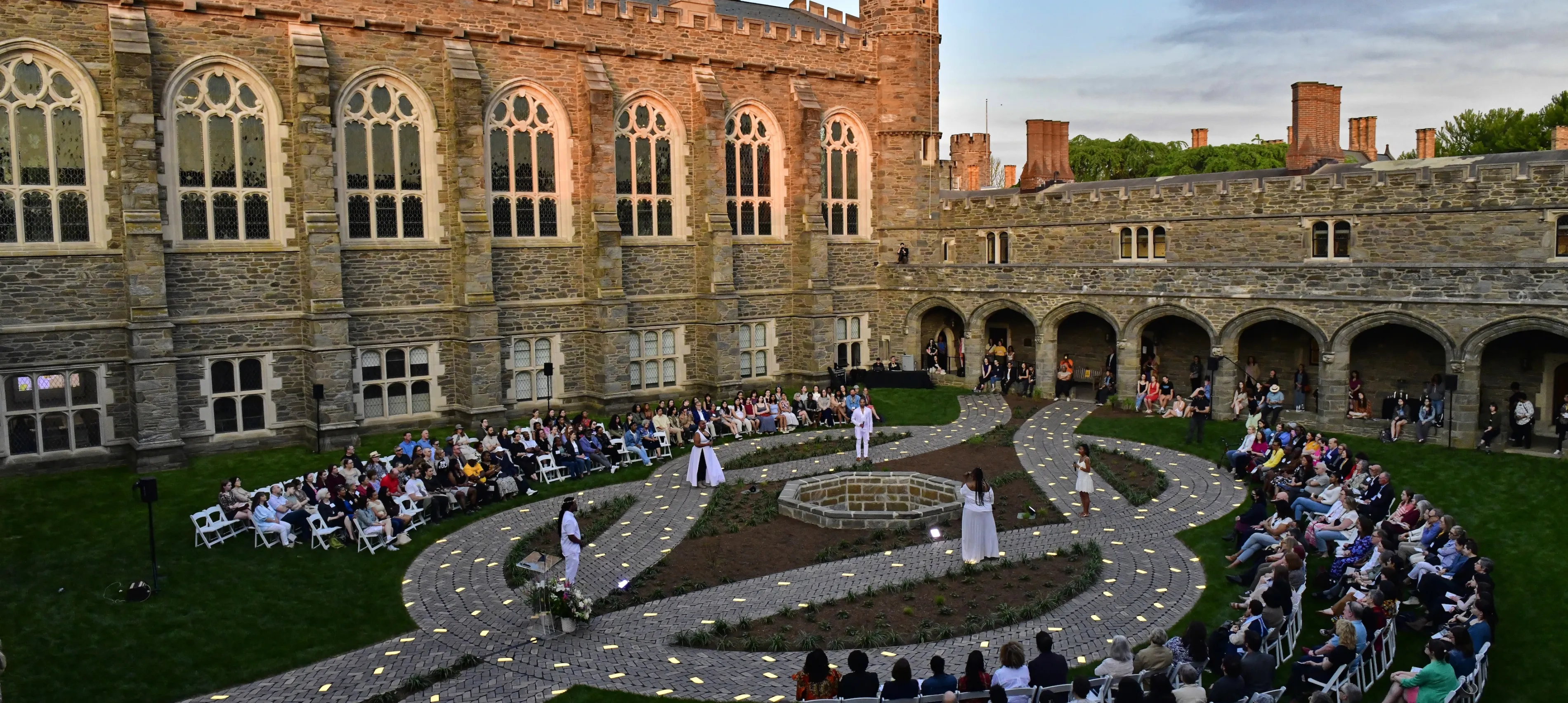 Arch Project unveiling in the middle of the Cloisters