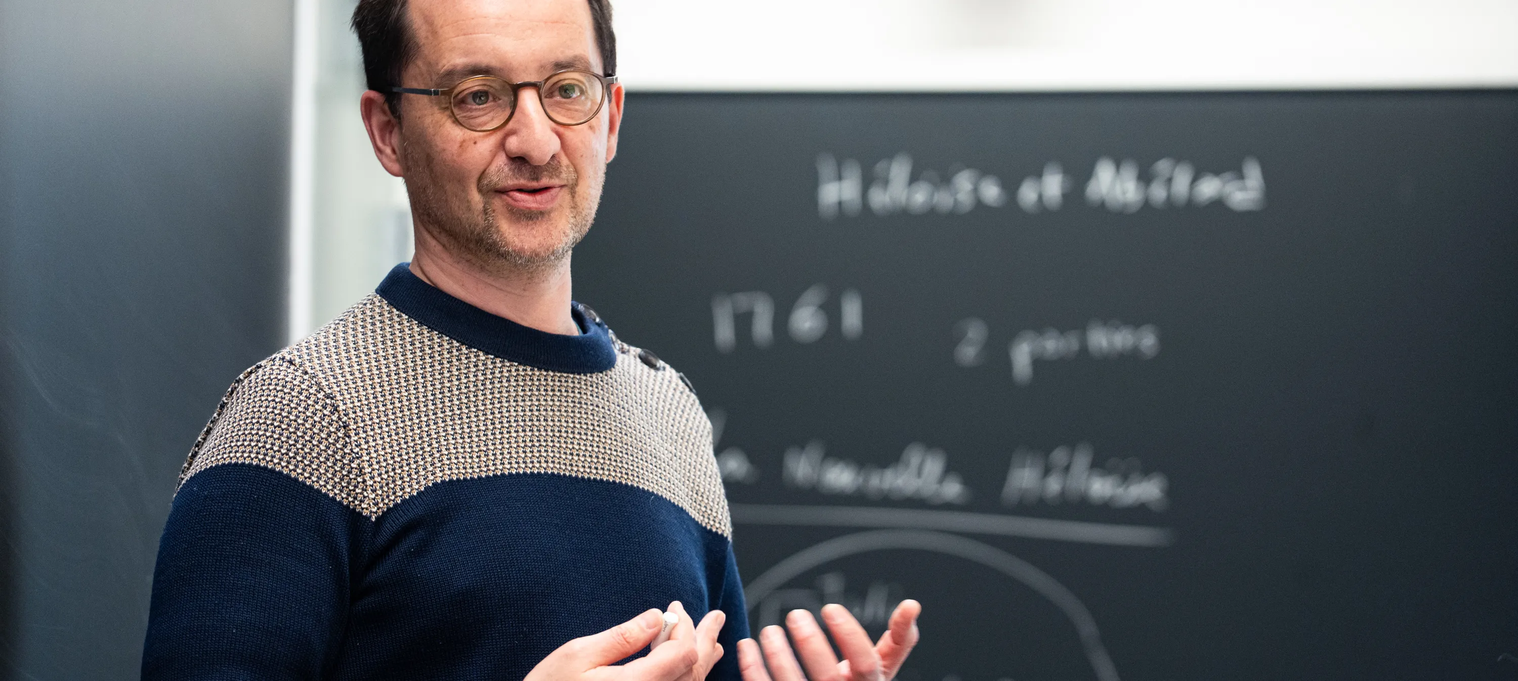 Rudy teaching a class