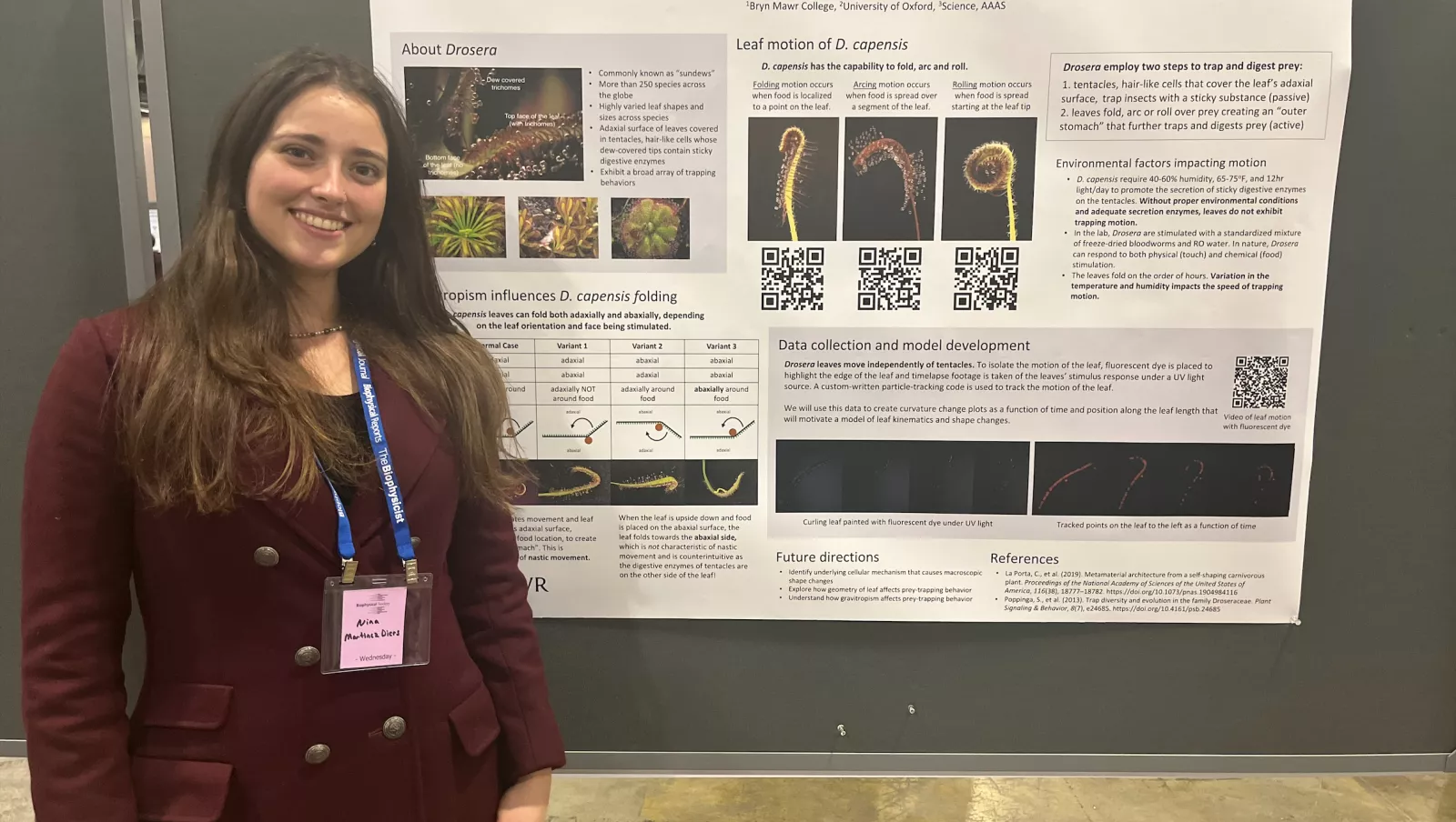 Nina Martinez Diers at Biophysical Society Meeting