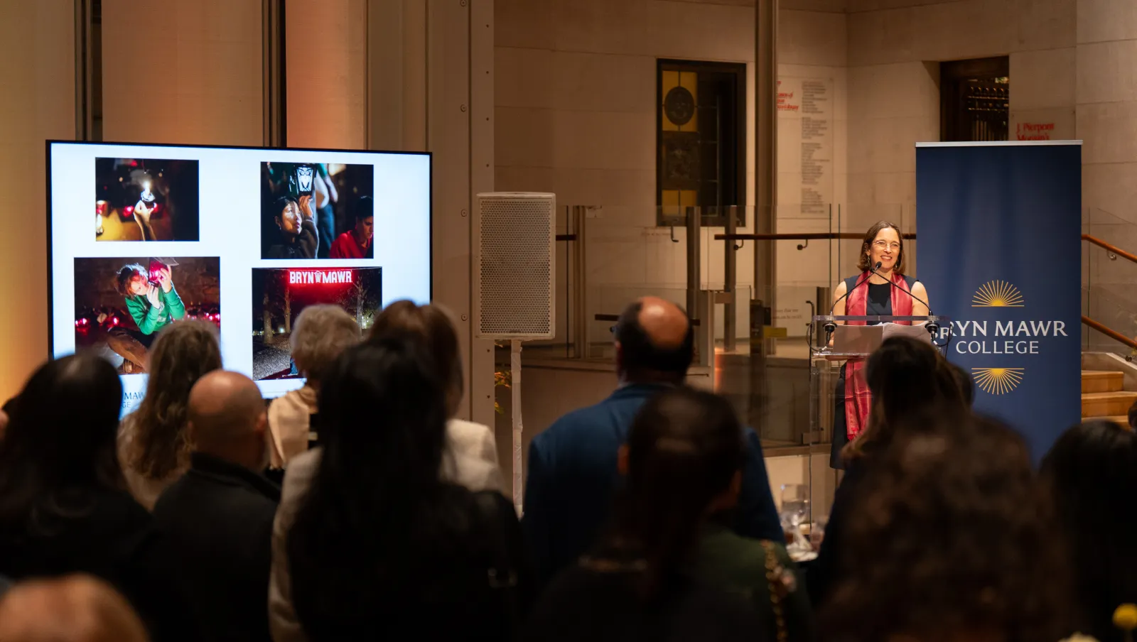 President Cadge presenting