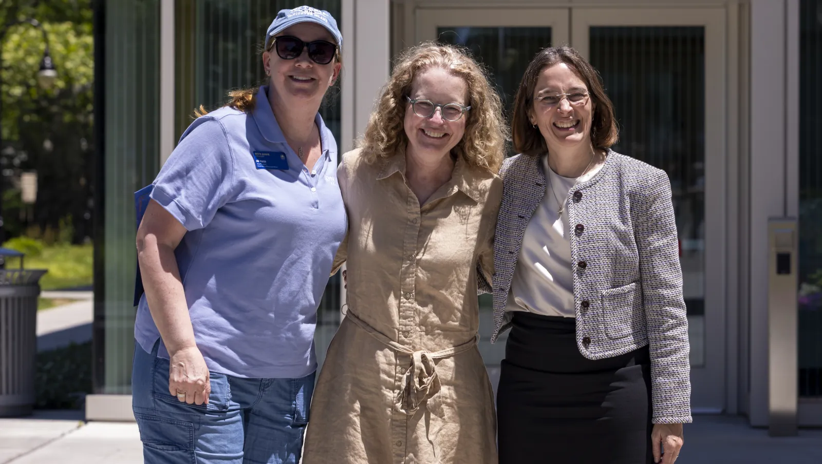 Arlene Zimmerle, HR director Jill Walsh, and President Cadge