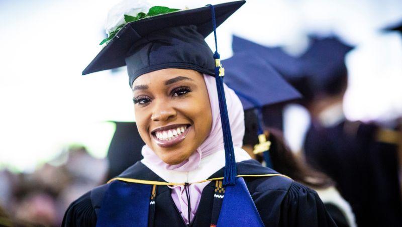 Photo of Laila Ali at Commencement 2022