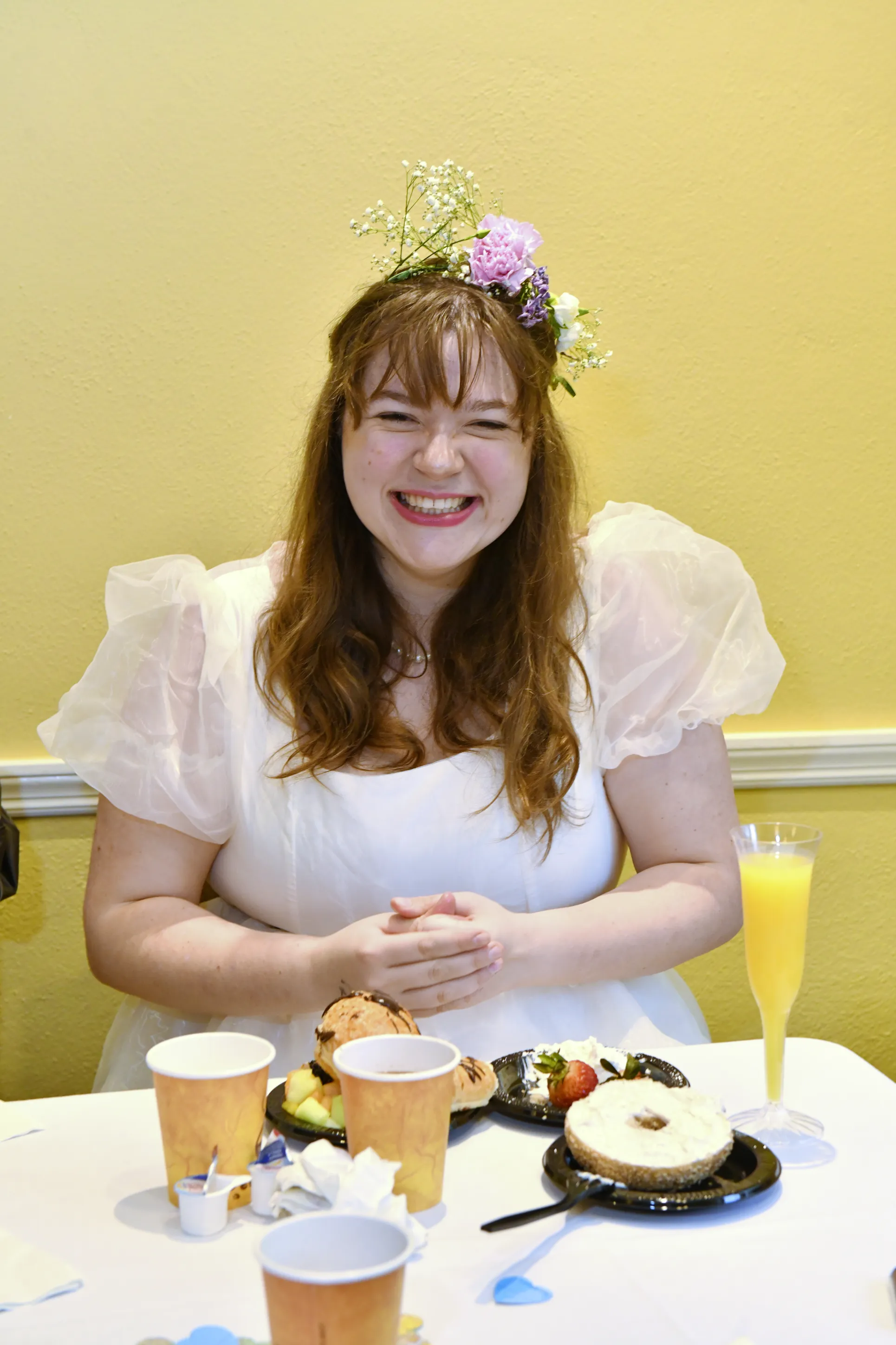 Catie Robinson and May Day breakfast