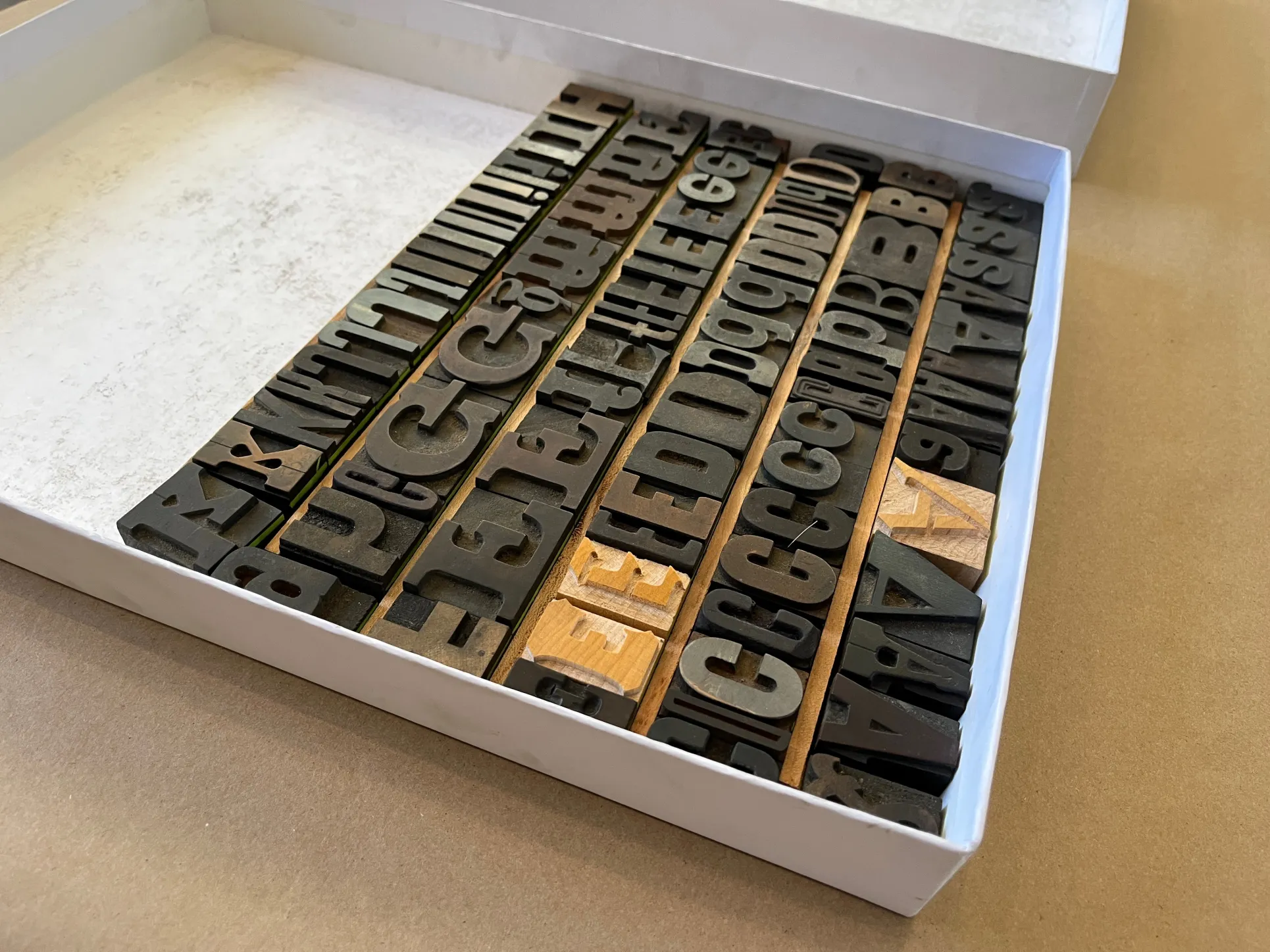 Letter marks printing workshop