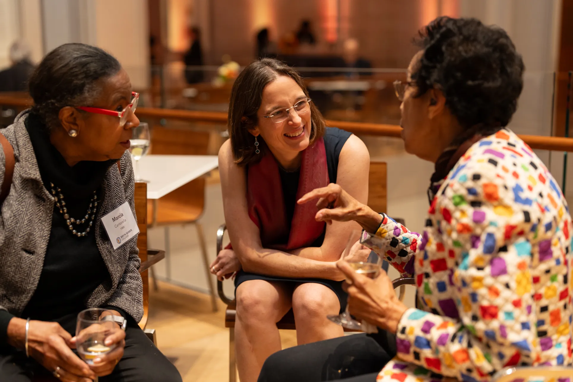 Pres Cadge in conversation