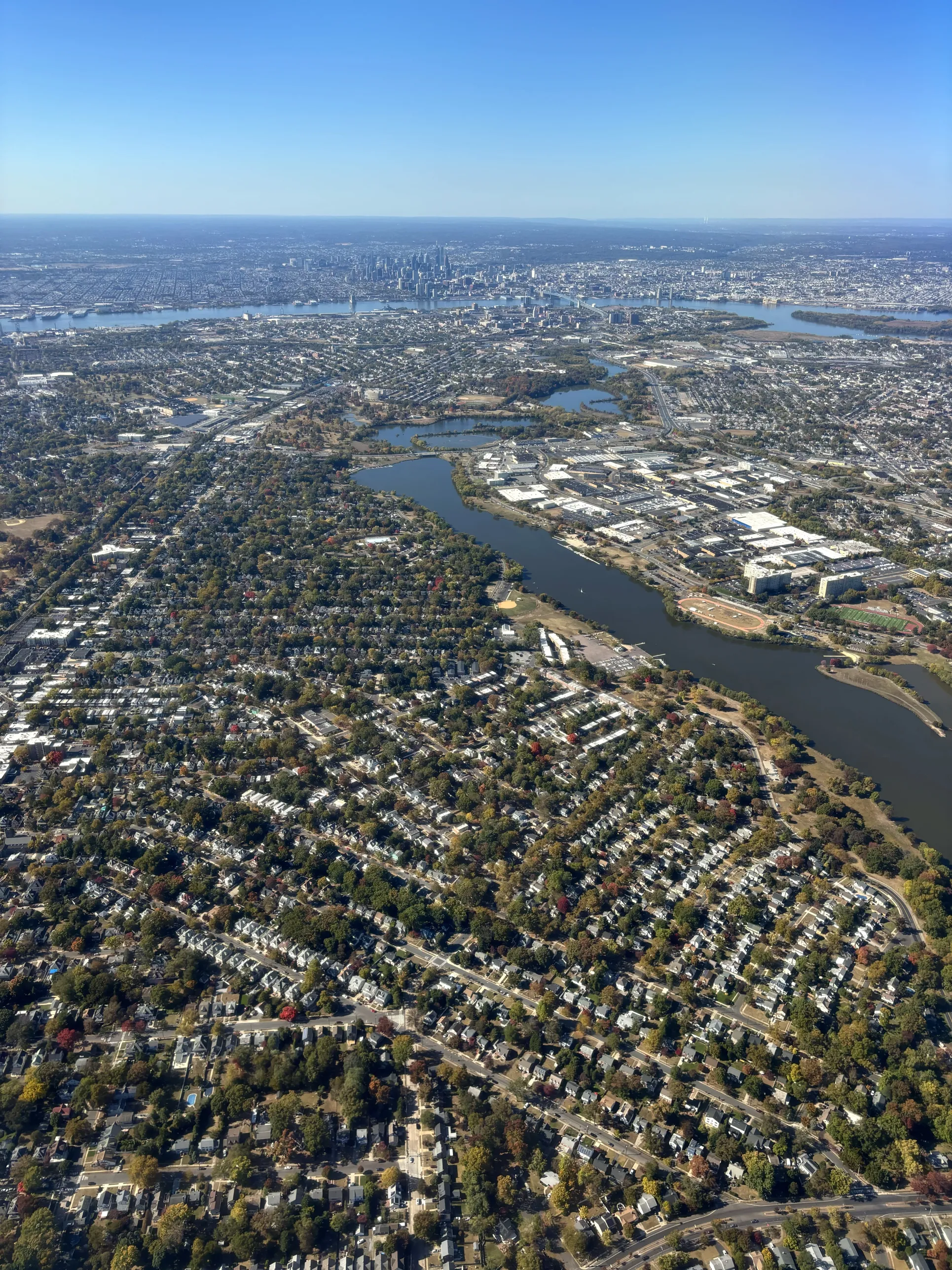 an aerial view of Philadelphia