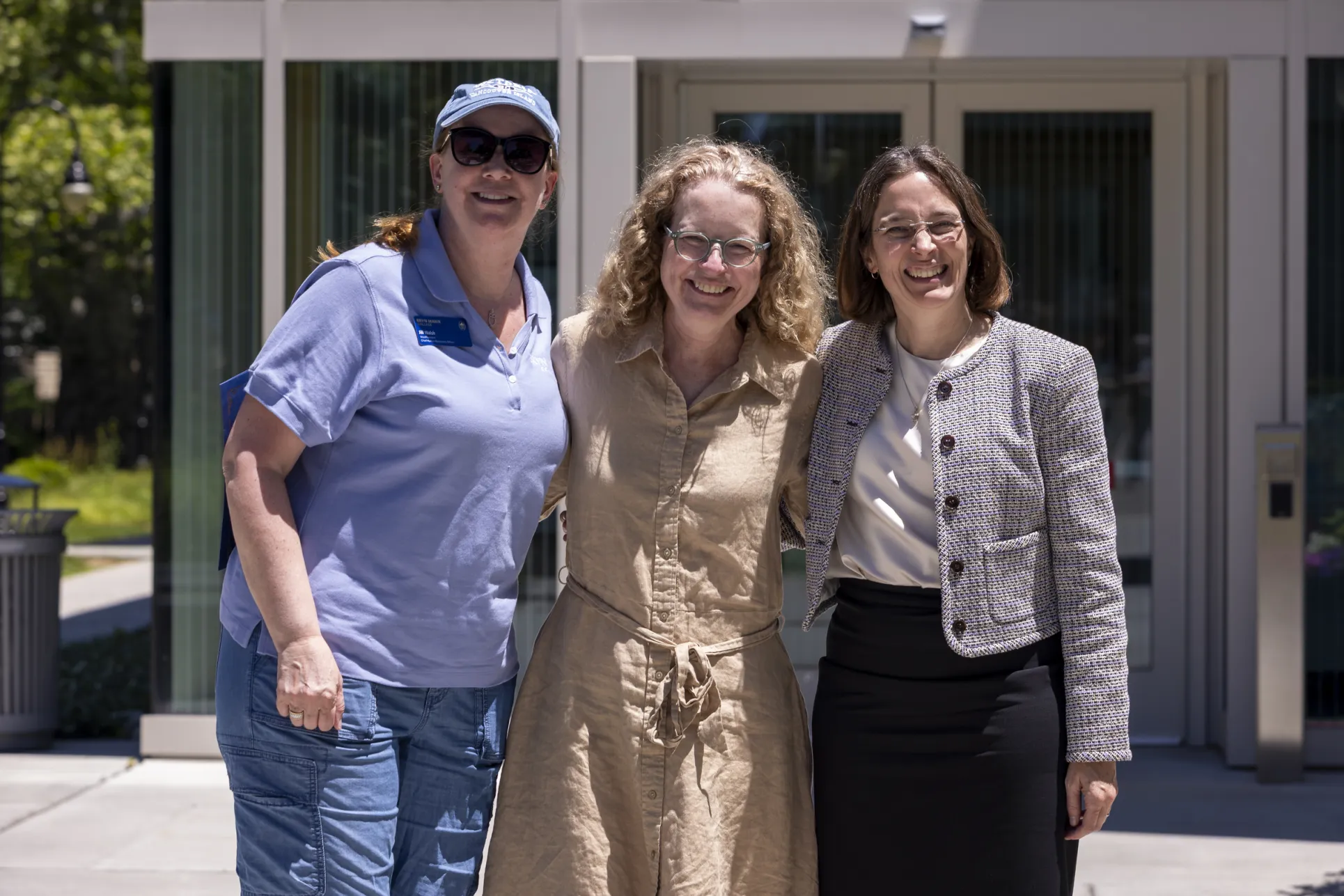 Arlene Zimmerle, HR director Jill Walsh, and President Cadge