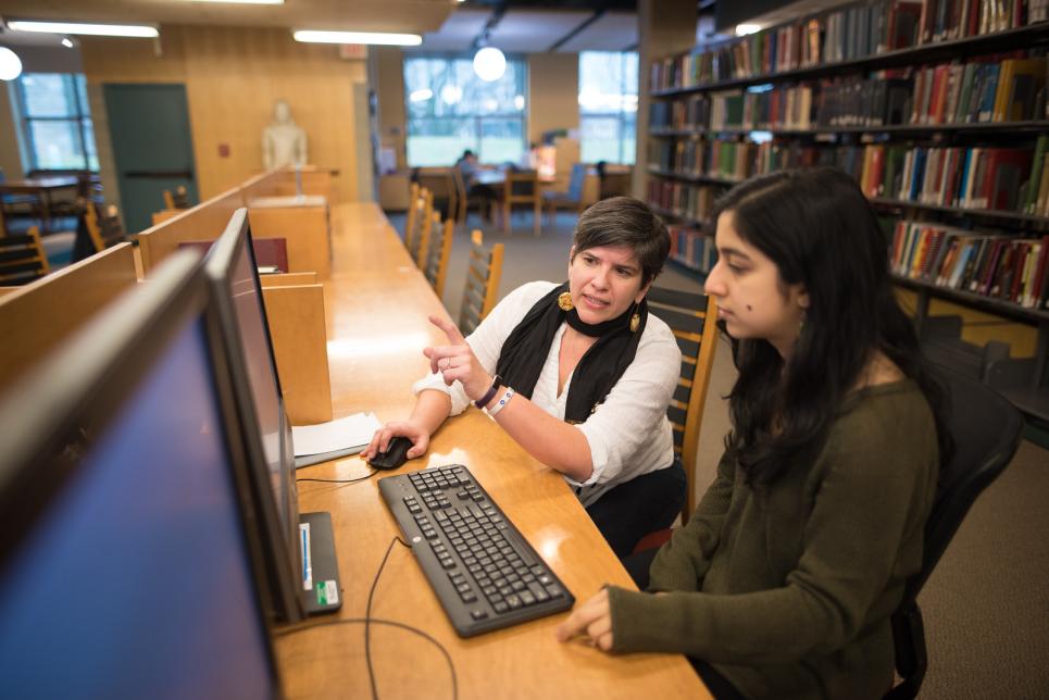 Library staff provide vital assistance to students