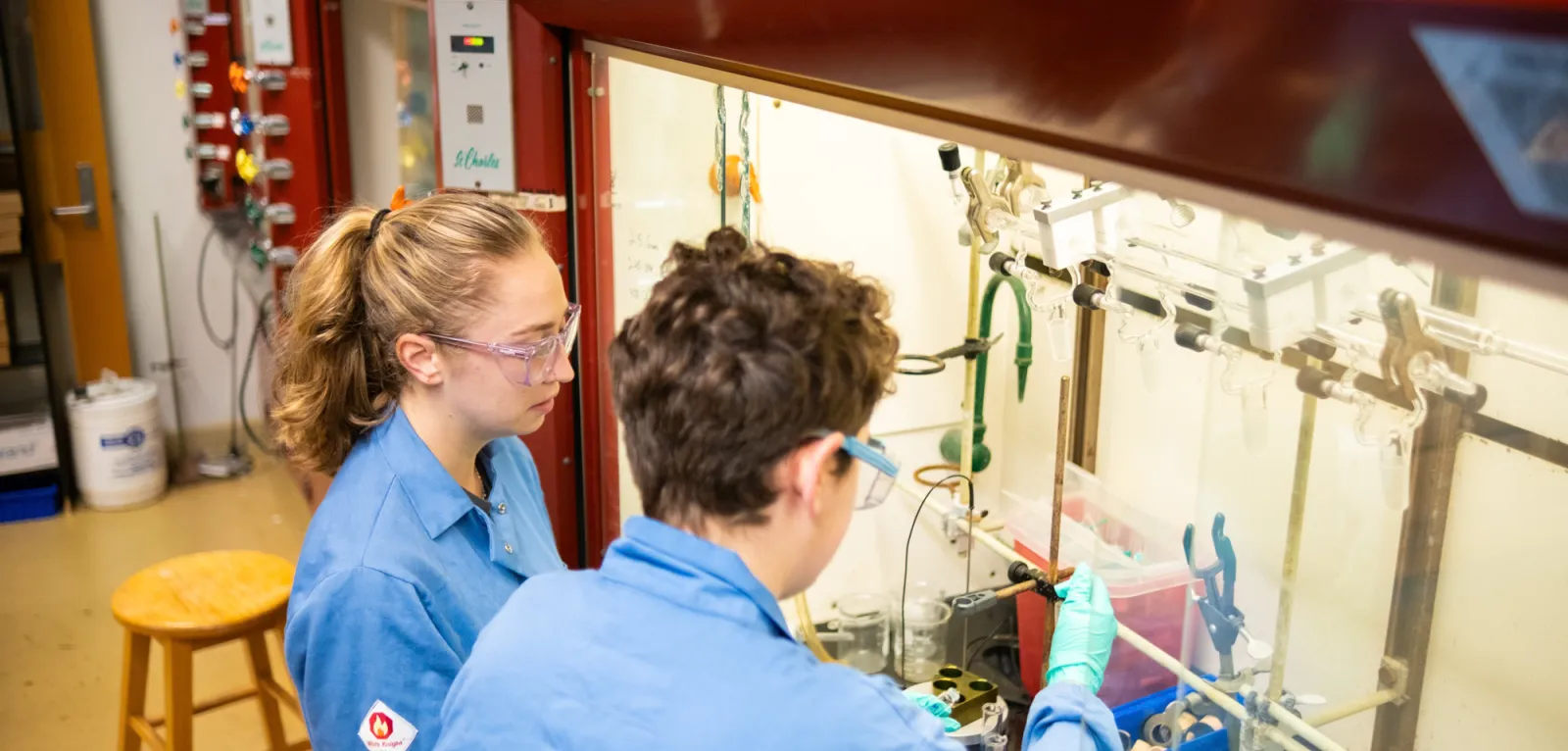 Academics students in summer lab