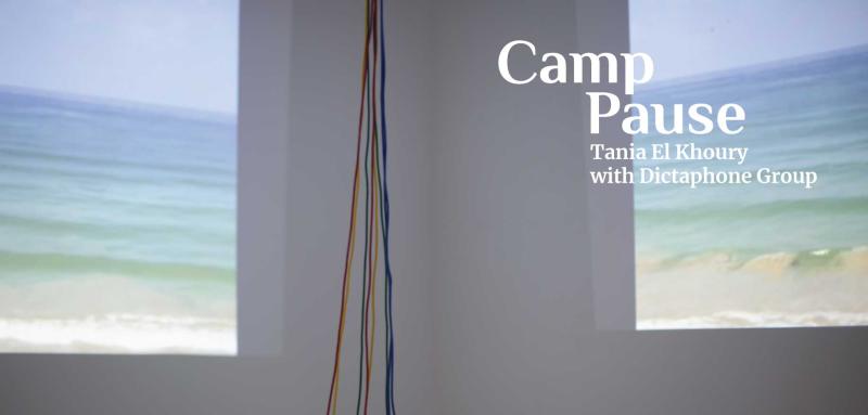 Camp Pause by Tania El Khoury with Dictaphone Group Logo