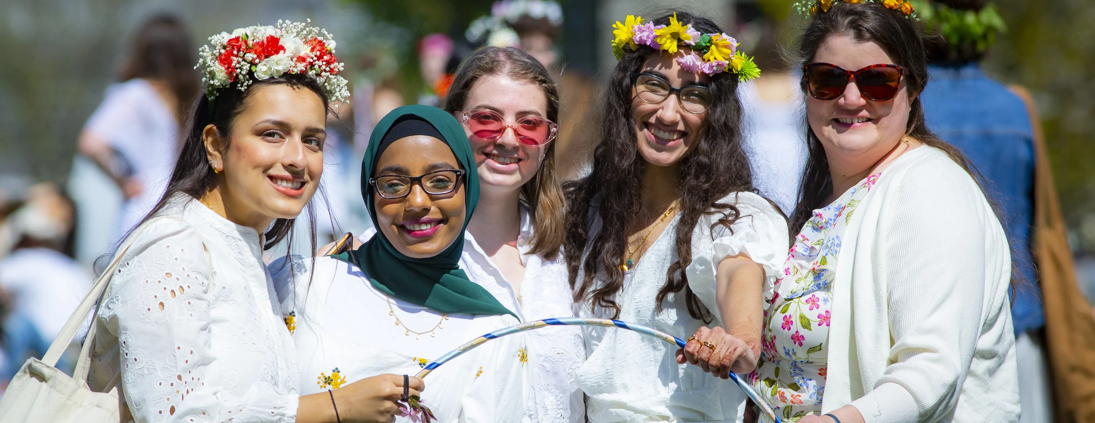 students on May Day 2022