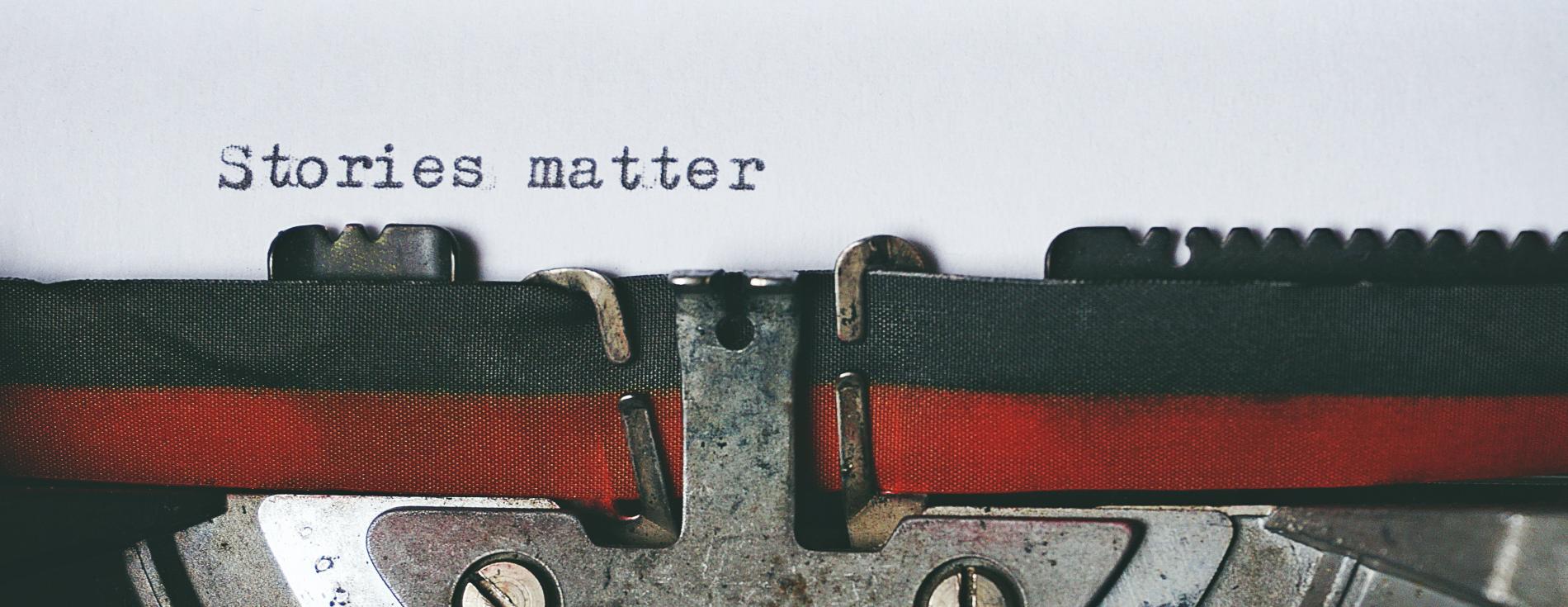 Typewriter Stories Matter