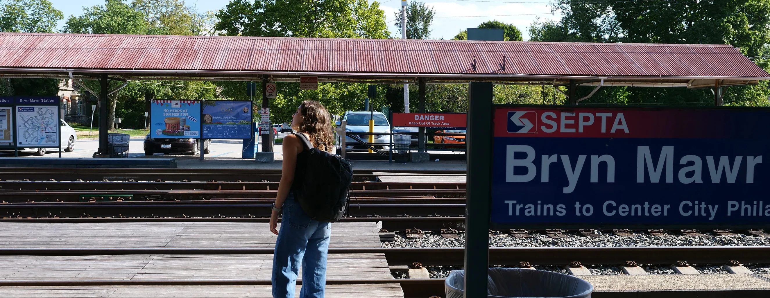 Bryn Mawr SEPTA train station getting here