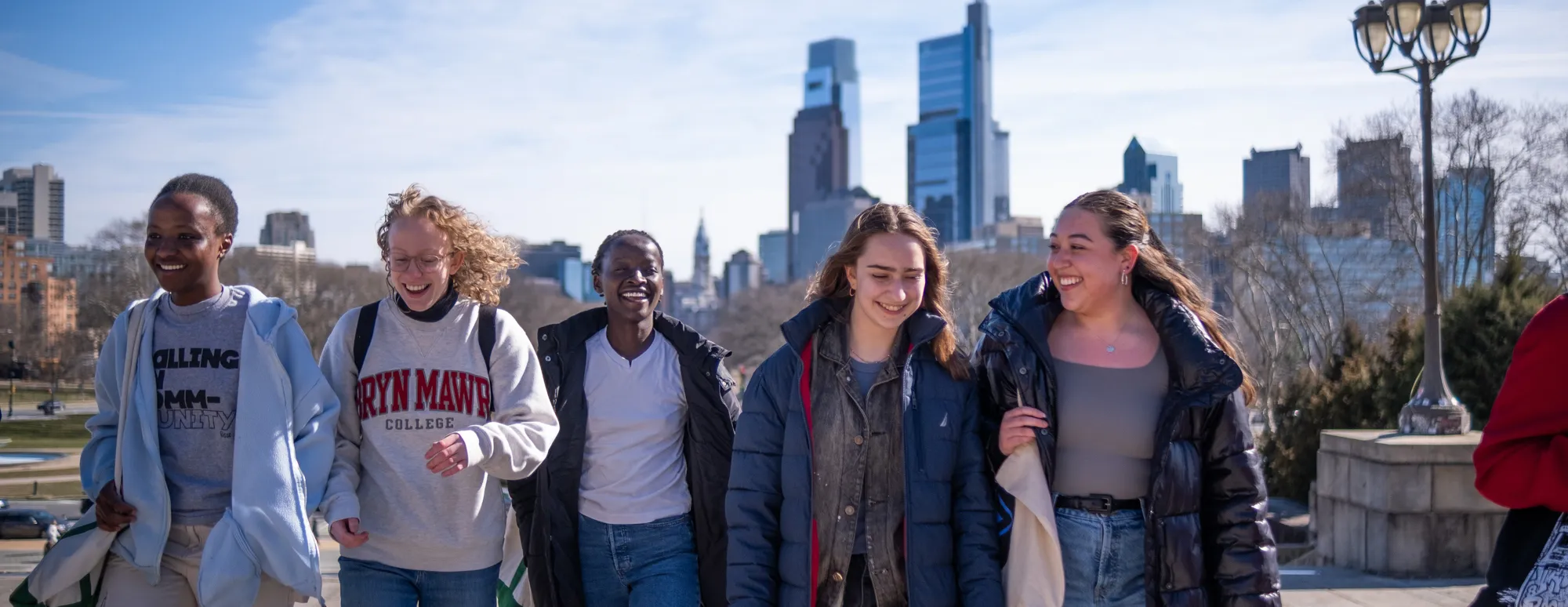 Bryn Mawr students experiencing Philly