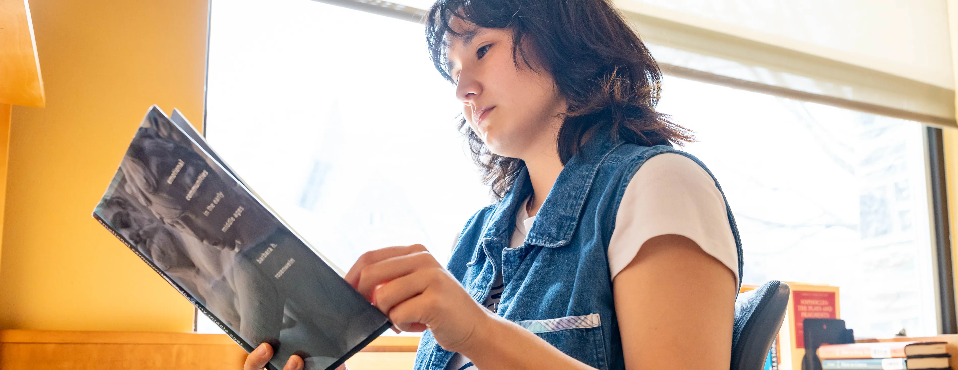 Comparative Literature a student reading