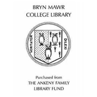 Ankeny Family Library Fund bookplate