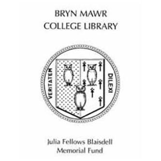 Julia Fellows Blaisdell Memorial Fund bookplate