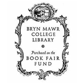 Bryn Mawr Book Fair bookplate