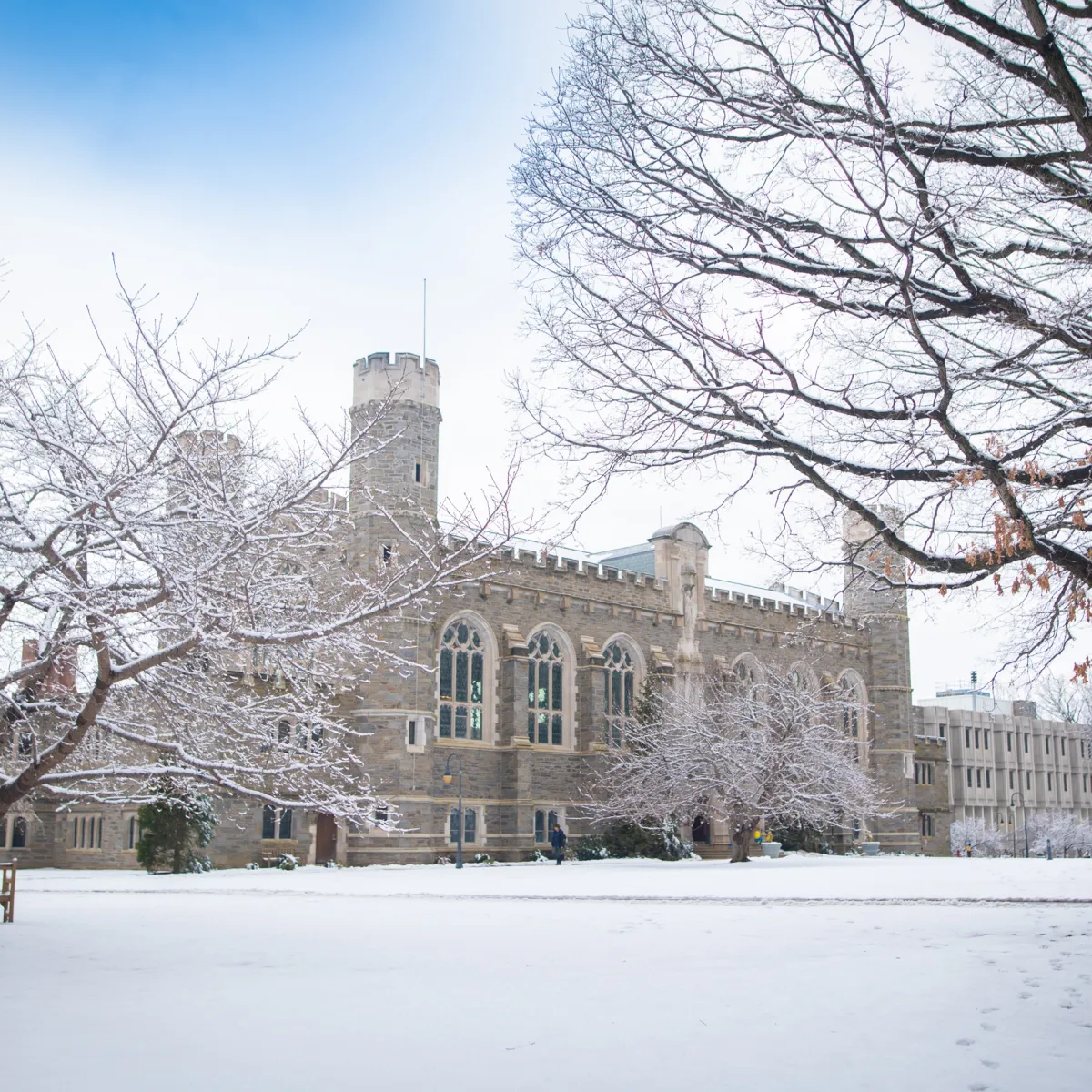 Old Library on a snow day
