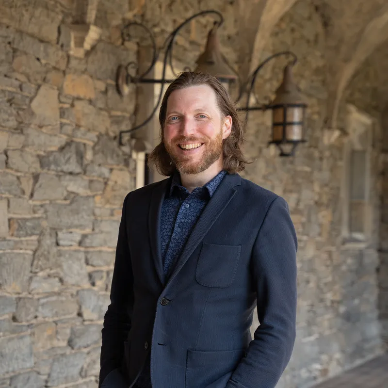 Don Fahey in the Cloisters