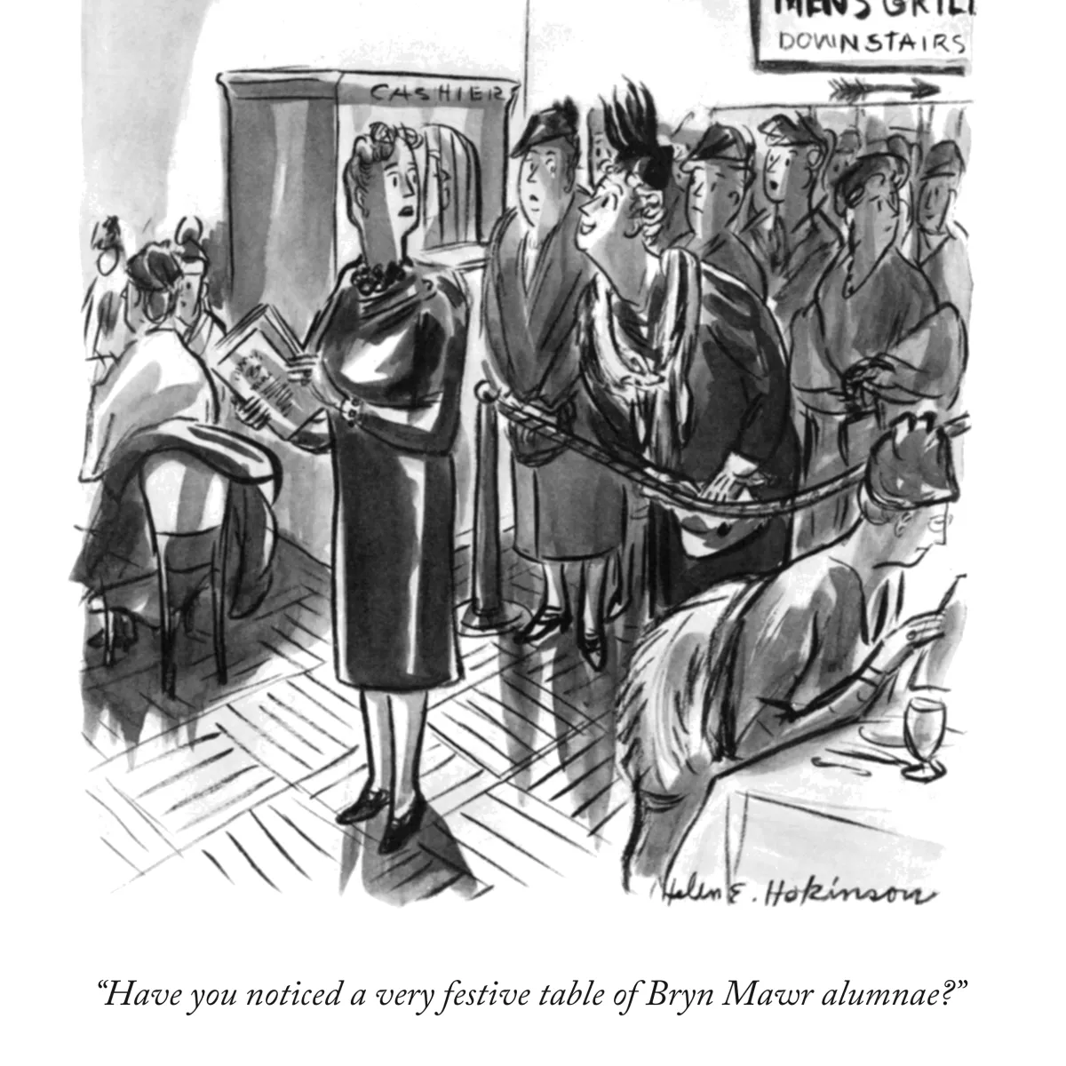 1940 New Yorker cartoon by Helen E. Hokinson