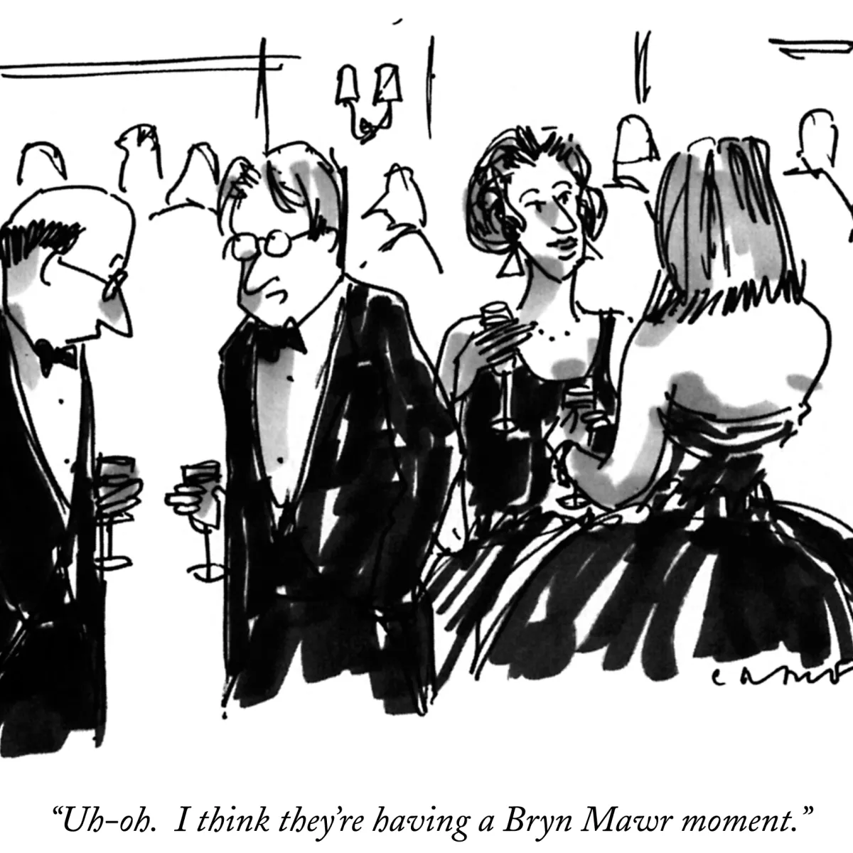 1996 New Yorker cartoon by Michael Crawford